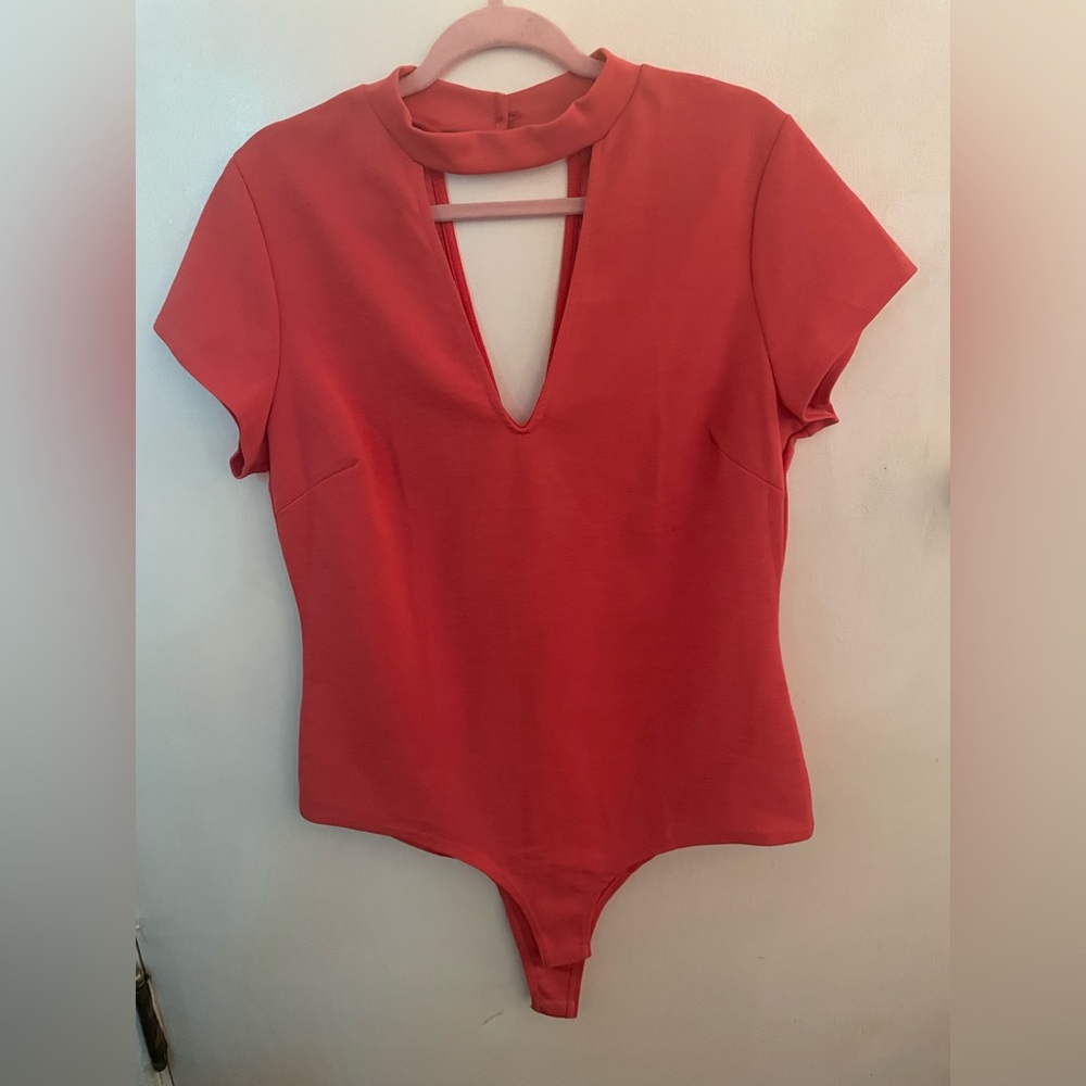 Nice Quality Very Cute Body Suit Cutout Top NEW 2XL